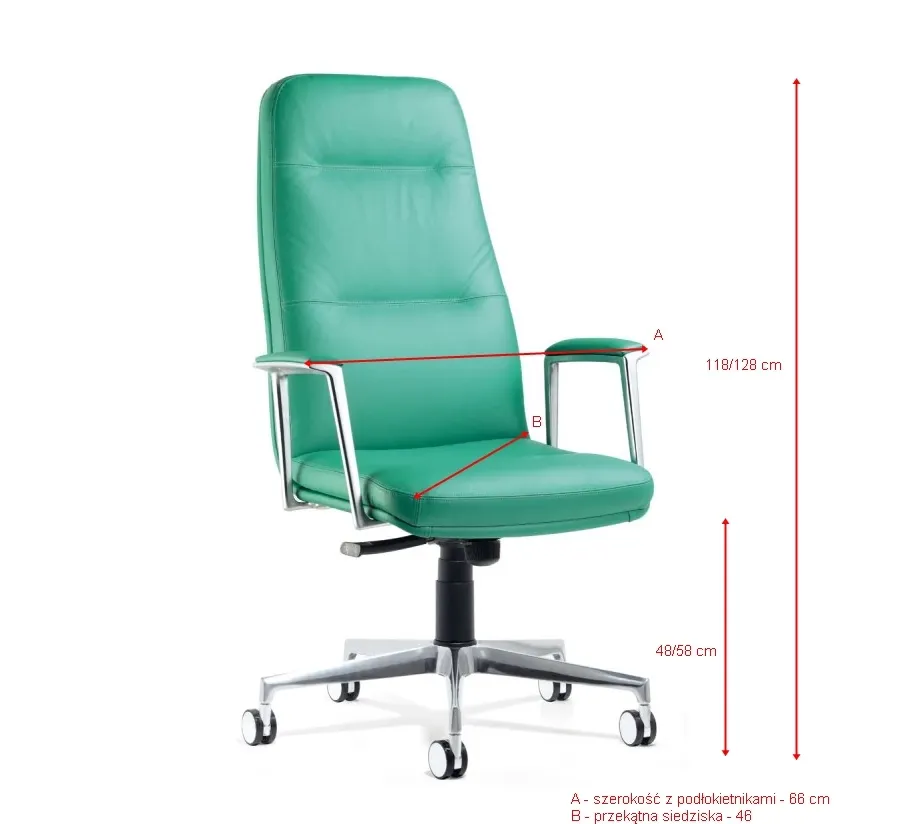 picture 3 Edinburgh leather office and office armchair