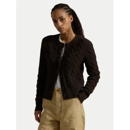Zdjęcie Polo Ralph Lauren Kardigan 211910443019 Brązowy Regular Fit