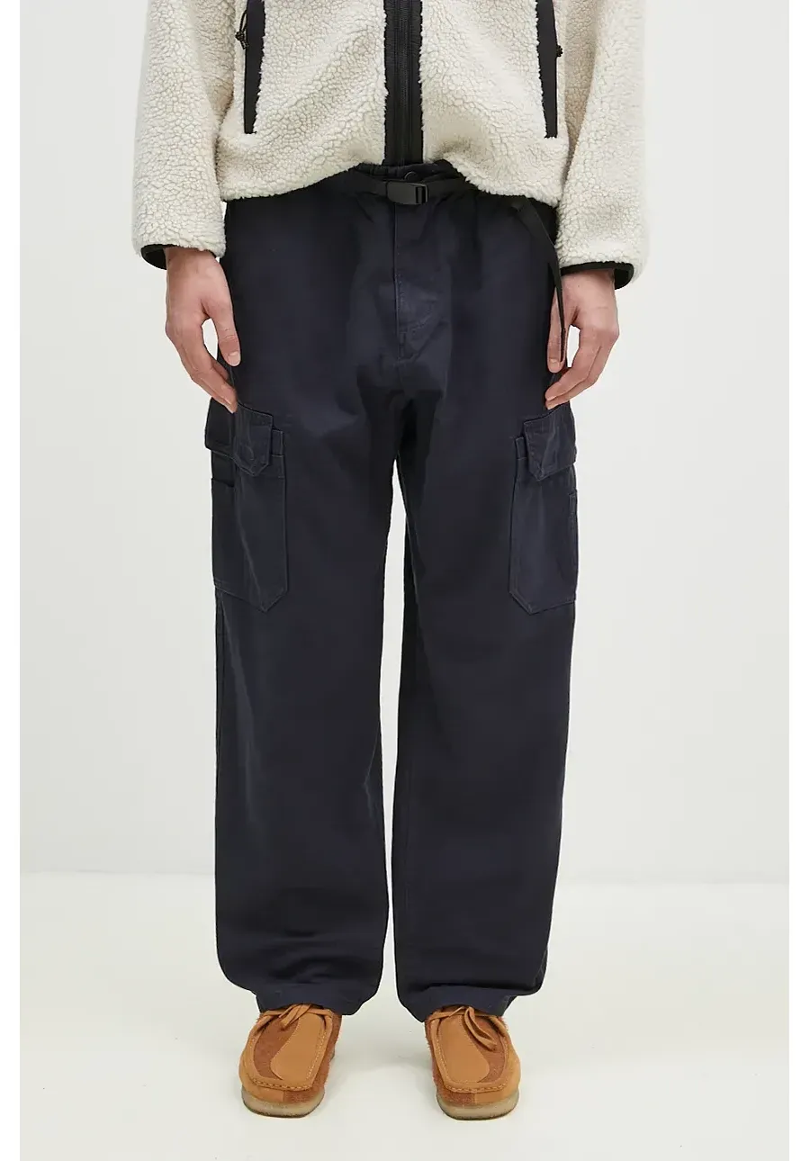 obrazek 1 Gramicci spodnie bawełniane Summit Cargo Pant kolor granatowy w fasonie cargo G4FM.P008