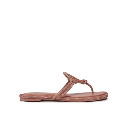 Zdjęcie Tory Burch Japonki Miller Knotted Pave 152177 Różowy