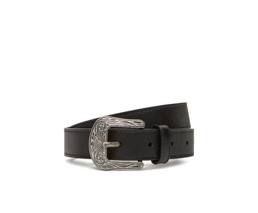 obrazek 1 LAUREN RALPH LAUREN Pasek Damski 412969453001 Czarny