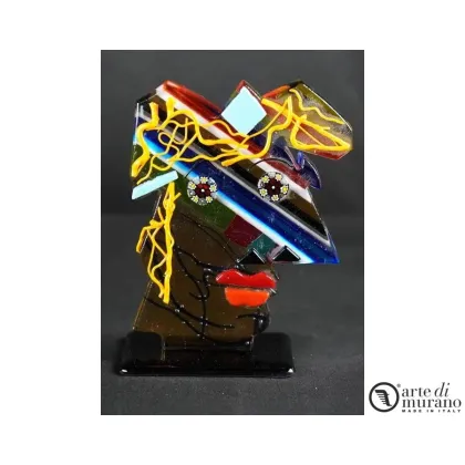 Zdjęcie Elegancka rzeźba Picasso Pop Art Abstrakcyjne szkło Murano