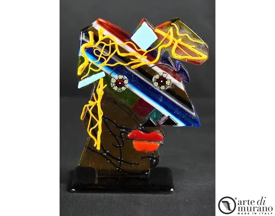 obrazek 1 Elegancka rzeźba Picasso Pop Art Abstrakcyjne szkło Murano