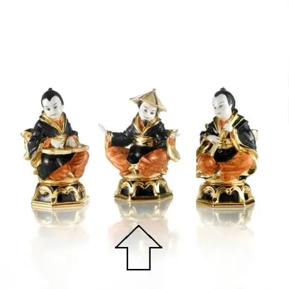 Zdjęcie Stylowa figurka postaci – chińskiego mistrza wykonana z ceramiki - Ceramiche ML