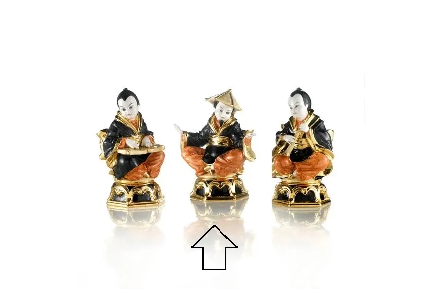 obrazek 1 Stylowa figurka postaci – chińskiego mistrza wykonana z ceramiki - Ceramiche ML