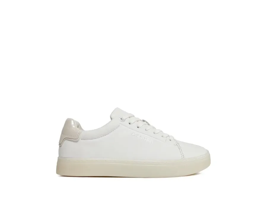 obrazek 1 Calvin Klein Sneakersy Cupsole Lace Up Pearl HW0HW01897 Biały