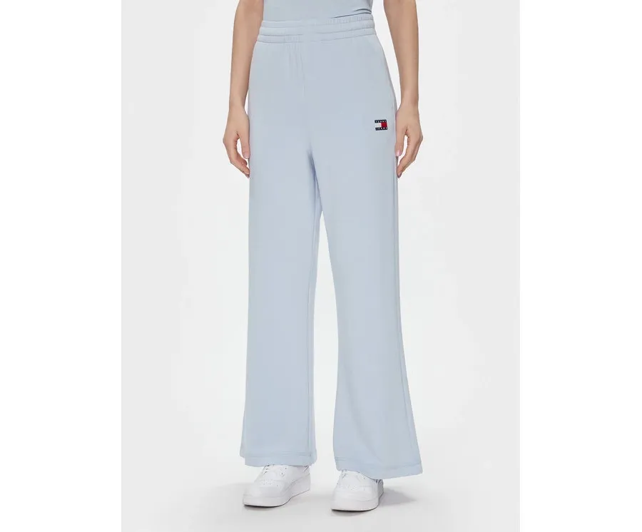 obrazek 1 Tommy Jeans Spodnie dresowe DW0DW17312 Błękitny Wide Leg