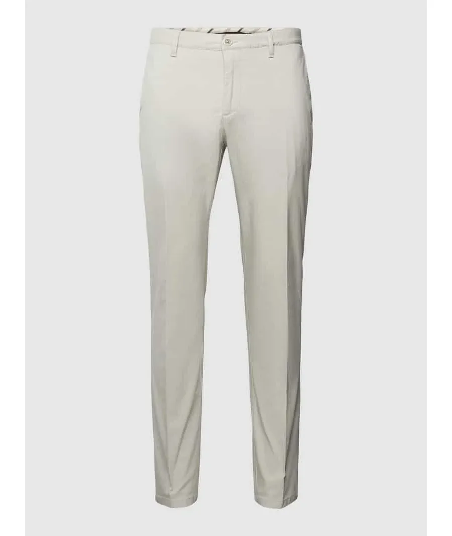 obrazek 1 Chinosy o kroju slim fit z bocznymi, wpuszczanymi kieszeniami model ‘ROB’