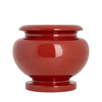 Picture Flowerpot made of glazed ceramics H.31xL.37xD.Int.23 cm