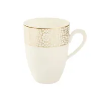 Picture Large porcelain mug decorated with a gold motif in a classic style - Tettau