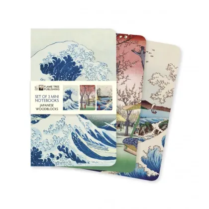 Zdjęcie Stylowa kolekcja mini notatników (Japanese Woodblocks) - Flame Tree Publishing
