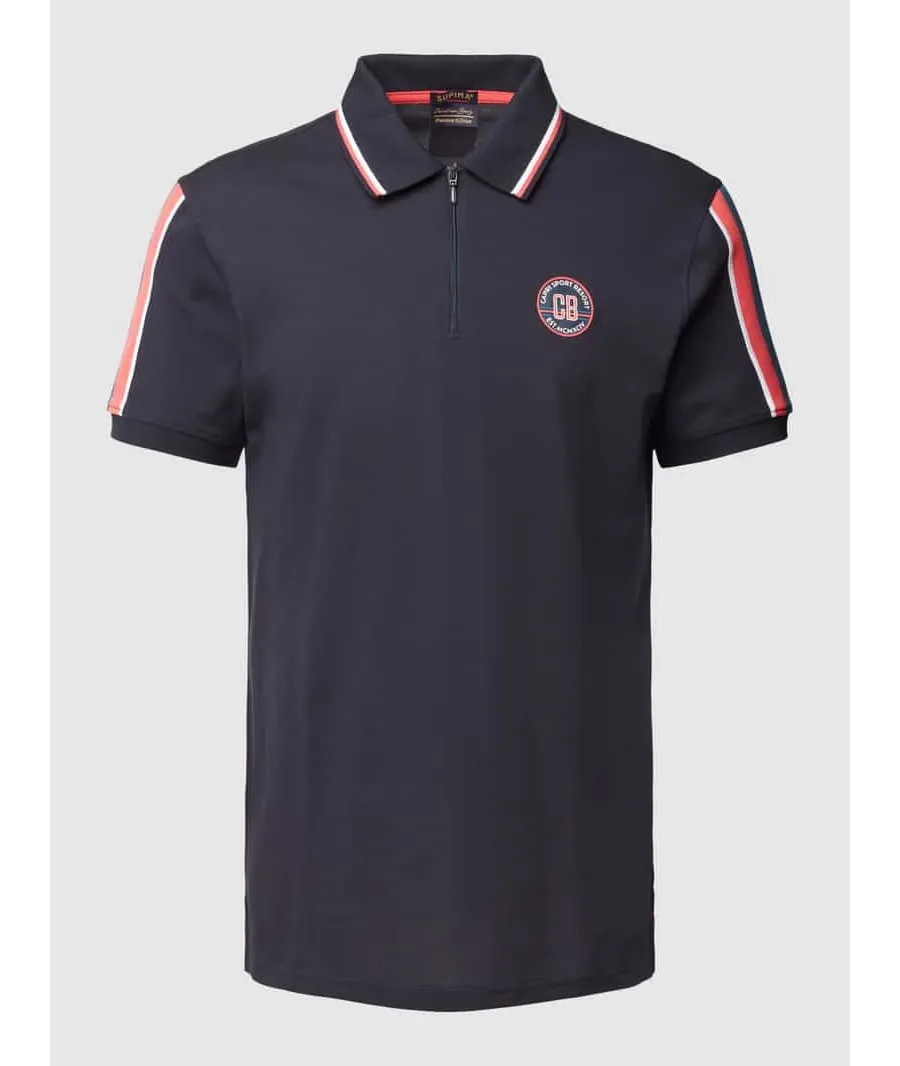 obrazek 1 Koszulka polo o kroju regular fit z nadrukiem z logo