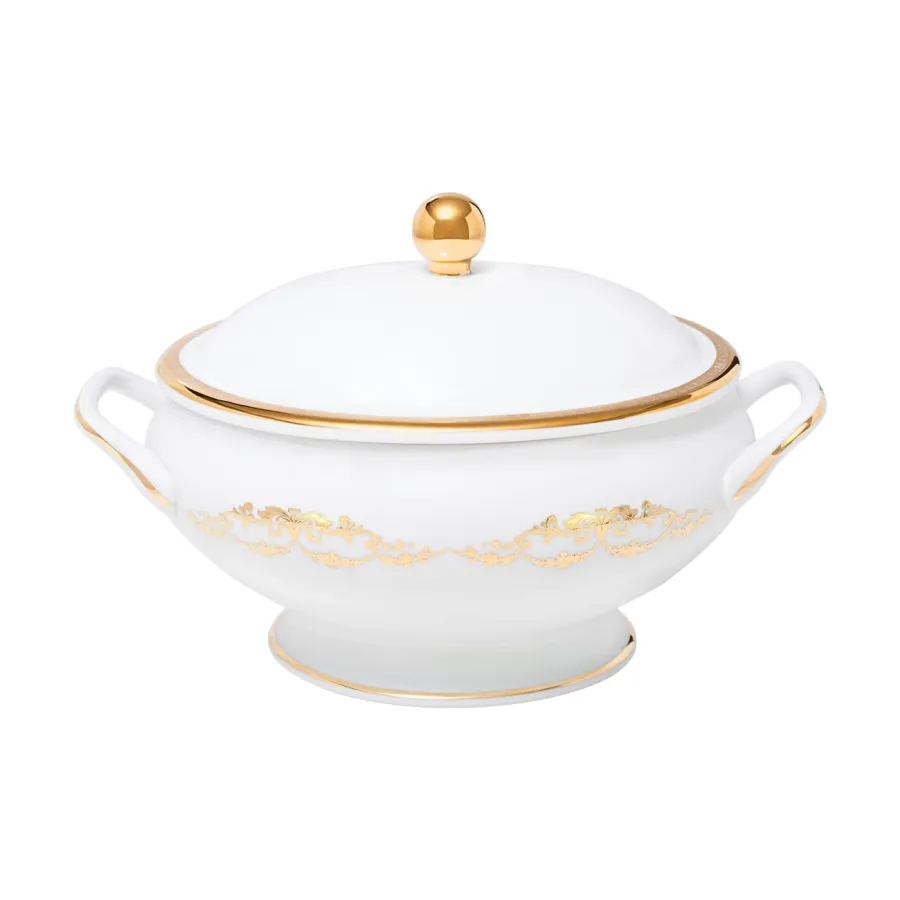 obrazek 14 Portugalska porcelana dla 12 osób - ekskluzywna porcelana stołowa - Porcel