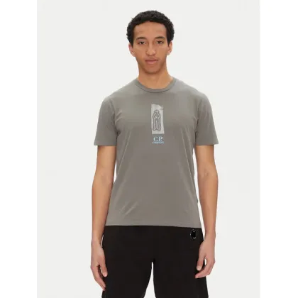Zdjęcie C.P. Company T-Shirt 18CMTS310A005431G Szary Regular Fit
