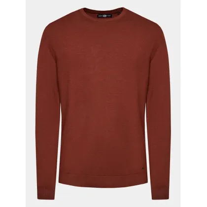 Zdjęcie Petrol Industries Sweter M-3030-KWR002 Bordowy Regular Fit