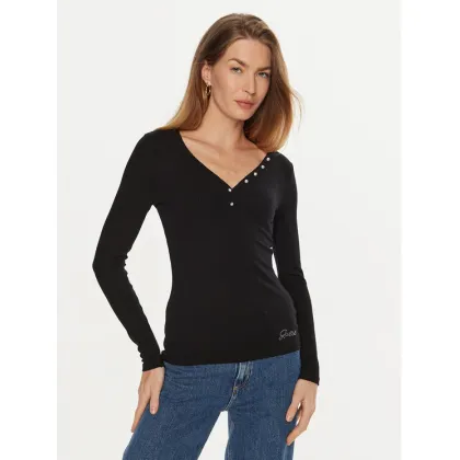 Zdjęcie Guess Bluzka Kyla W4BP51 KBCO2 Czarny Regular Fit