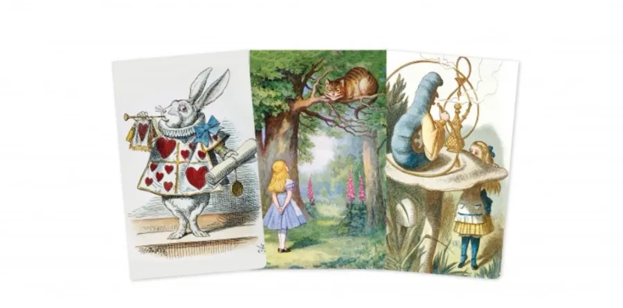 obrazek 2 Kolekcja mini notebooków (Alicja w Krainie Czarów) - Flame Tree Publishing
