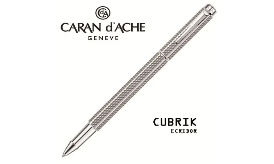 picture 1 Ecridor Roller Pen - Cubrik Silver