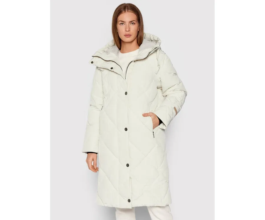 obrazek 1 Didriksons Kurtka zimowa Torun 503868 Écru Relaxed Fit