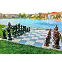 Picture Large chess pieces for the garden and terrace - Giant Chess