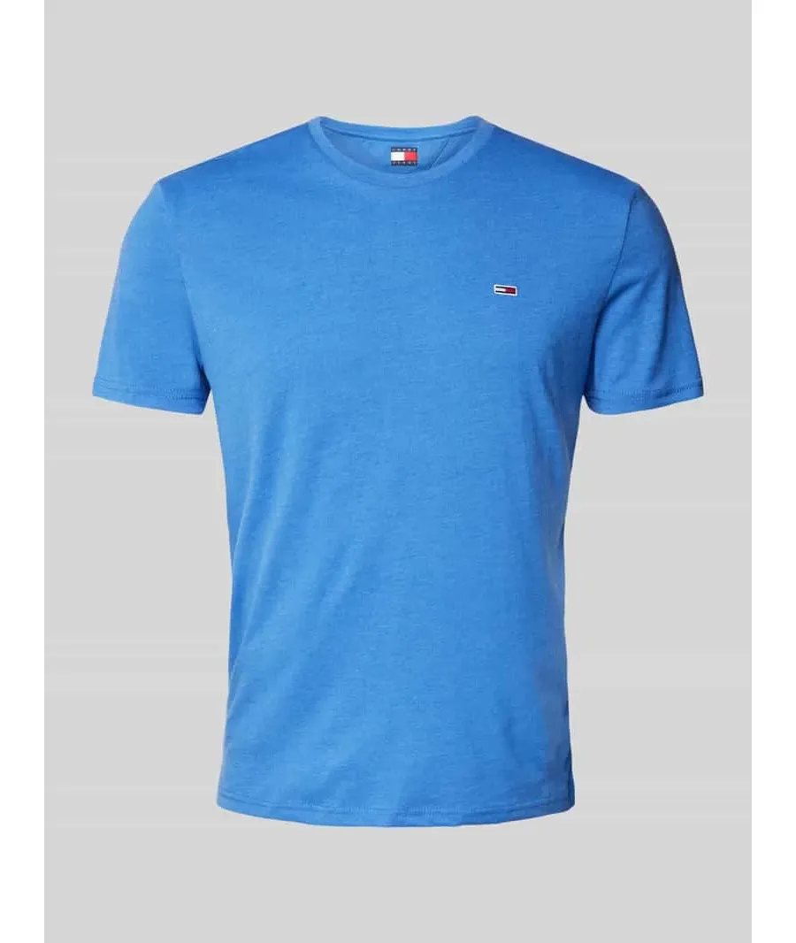 obrazek 1 Tommy Jeans T-Shirt Jaspe DM0DM20363 Niebieski Slim Fit