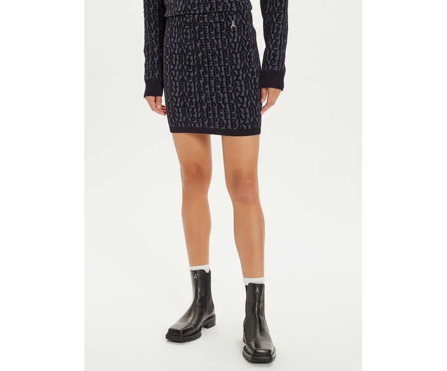 obrazek 1 Patrizia Pepe Spódnica mini 2G0986 K210 Granatowy Regular Fit