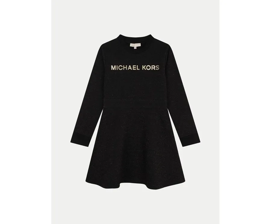 obrazek 1 MICHAEL KORS KIDS Sukienka codzienna R30166 M Czarny Regular Fit