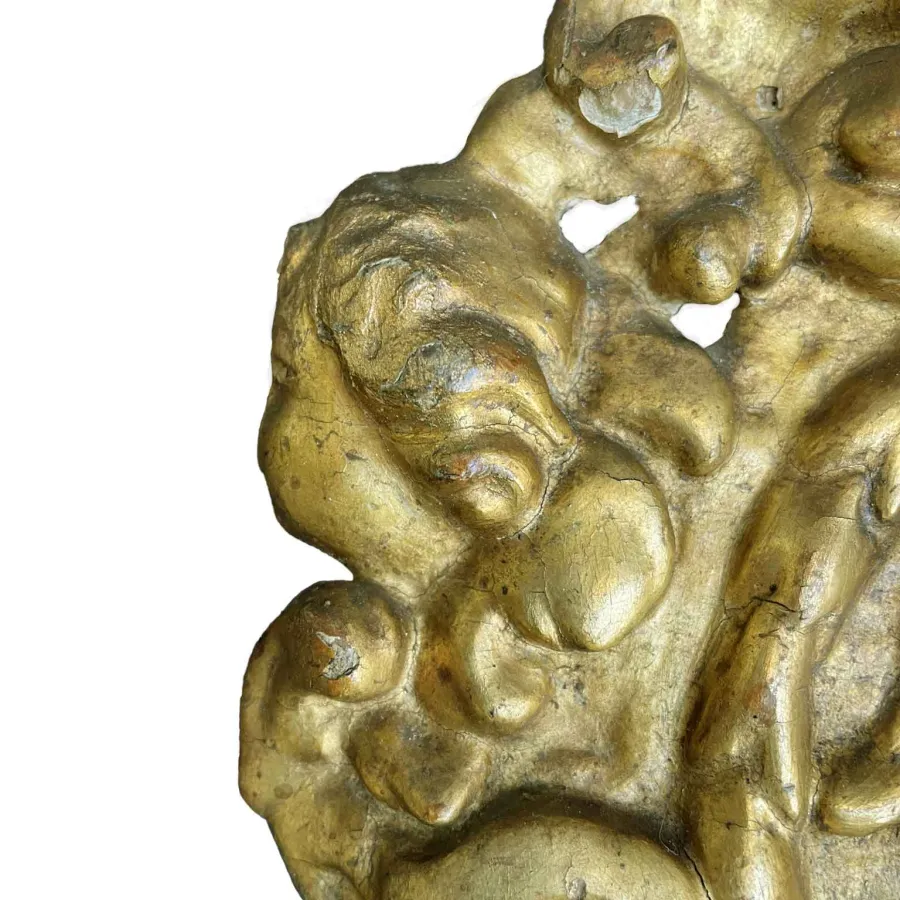 obrazek 6 Elegancka para złotych fryzów z XVIII wieku