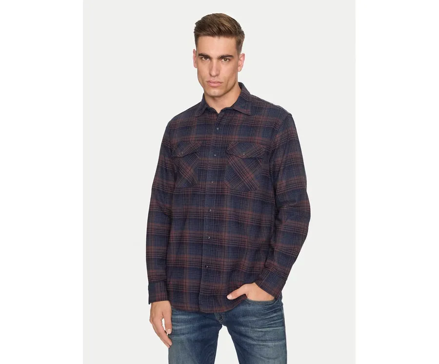 obrazek 1 Replay Koszula M4067A.000.52714 Granatowy Regular Fit REPLAY