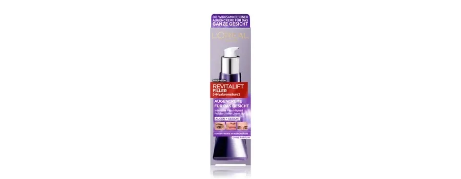 obrazek 1 L'Oréal Paris Revitalift Filler Eye Cream For Face With Hyaluronic Acid Krem pod oczy 30 ml