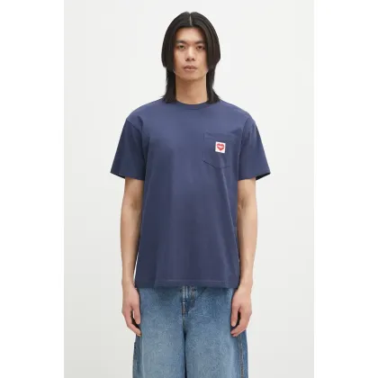 Zdjęcie Carhartt WIP t-shirt bawełniany S/S Pocket Heart T-Shirt męski kolor granatowy gładki I032128.01XX
