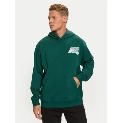 Zdjęcie New Balance Bluza MT43563 Zielony Regular Fit