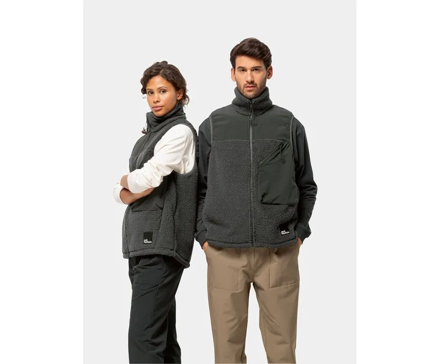 obrazek 1 Jack Wolfskin Bezrękawnik Maarweg Vest 1711441 Szary Regular Fit