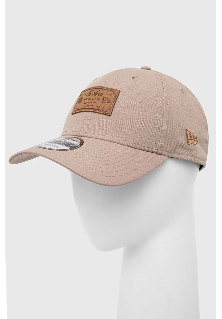 obrazek 1 New Era czapka z daszkiem kolor beżowy z aplikacją