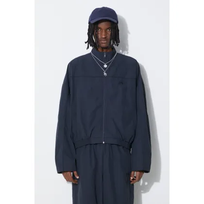 Zdjęcie AMBUSH kurtka Nylon Track Jacket męska kolor granatowy przejściowa oversize BMEA002S24FAB