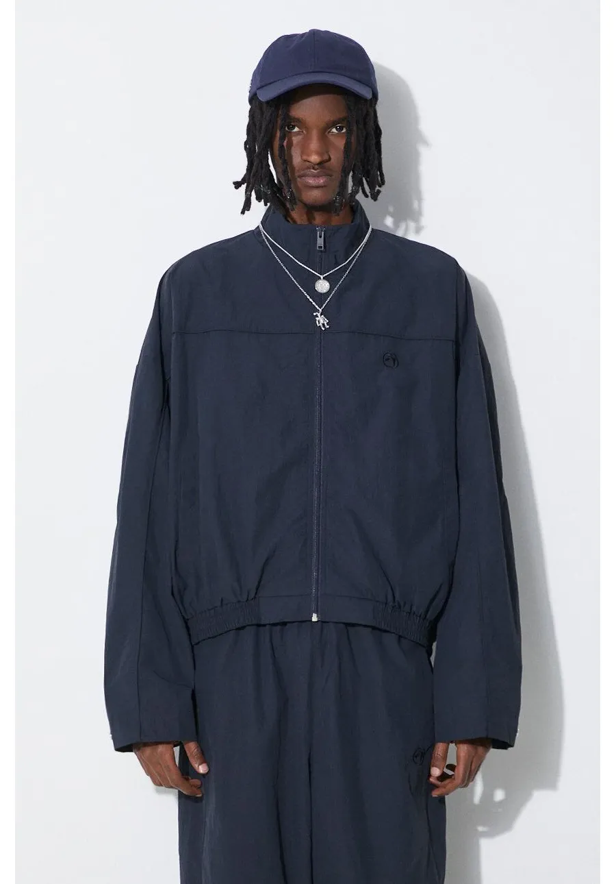 obrazek 1 AMBUSH kurtka Nylon Track Jacket męska kolor granatowy przejściowa oversize BMEA002S24FAB