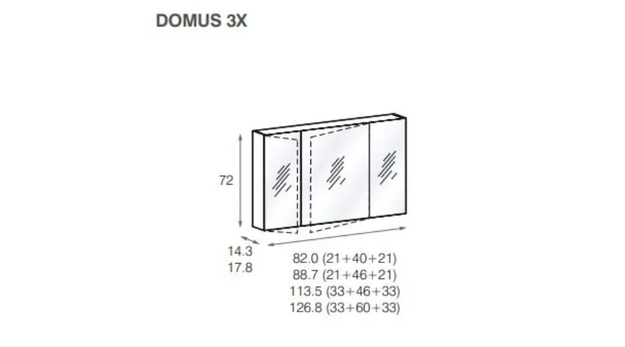 obrazek 3 Pojemna szafka Domus z lustrem do łazienki