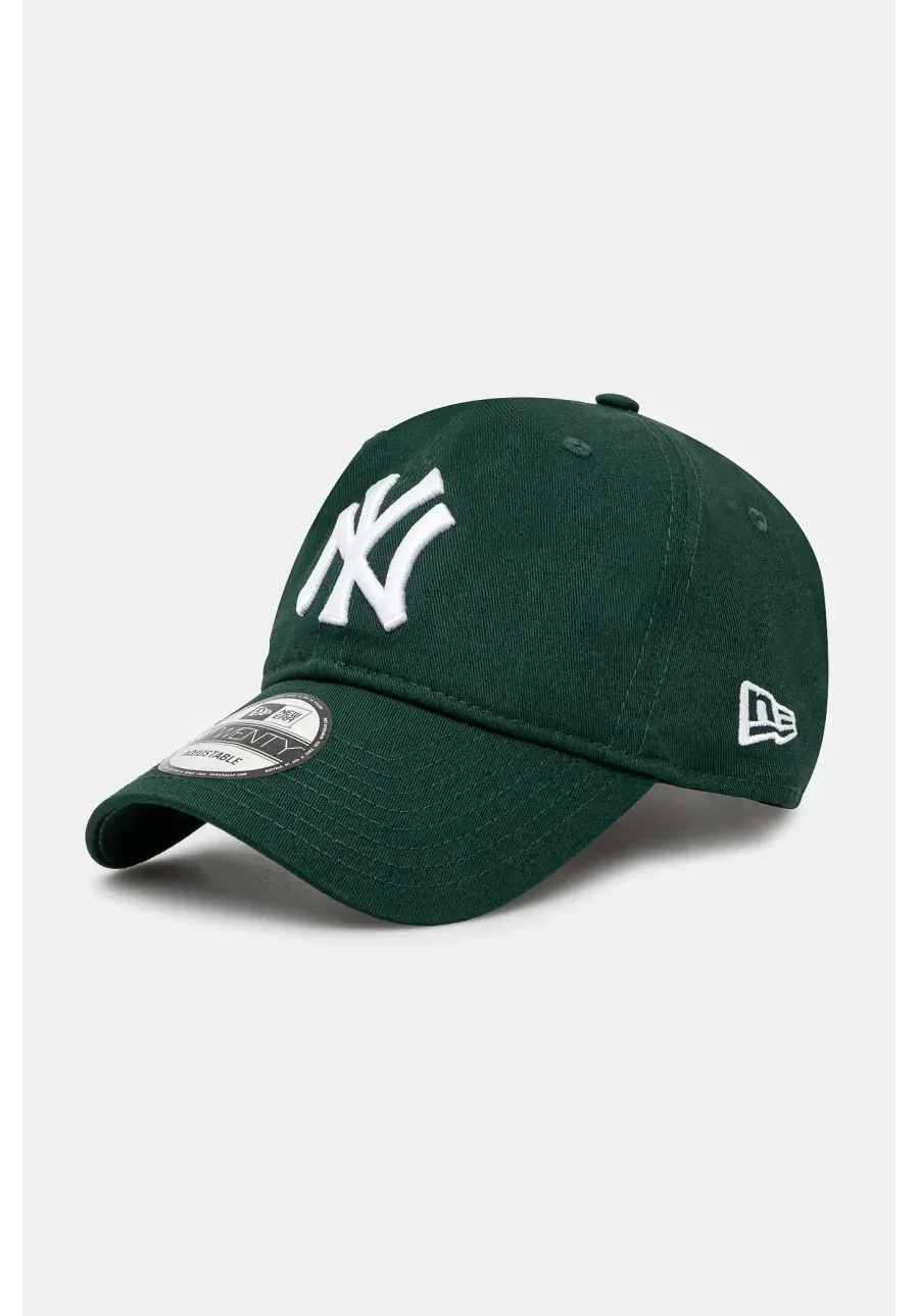 obrazek 1 New Era czapka z daszkiem bawełniana kolor zielony gładka 60471473