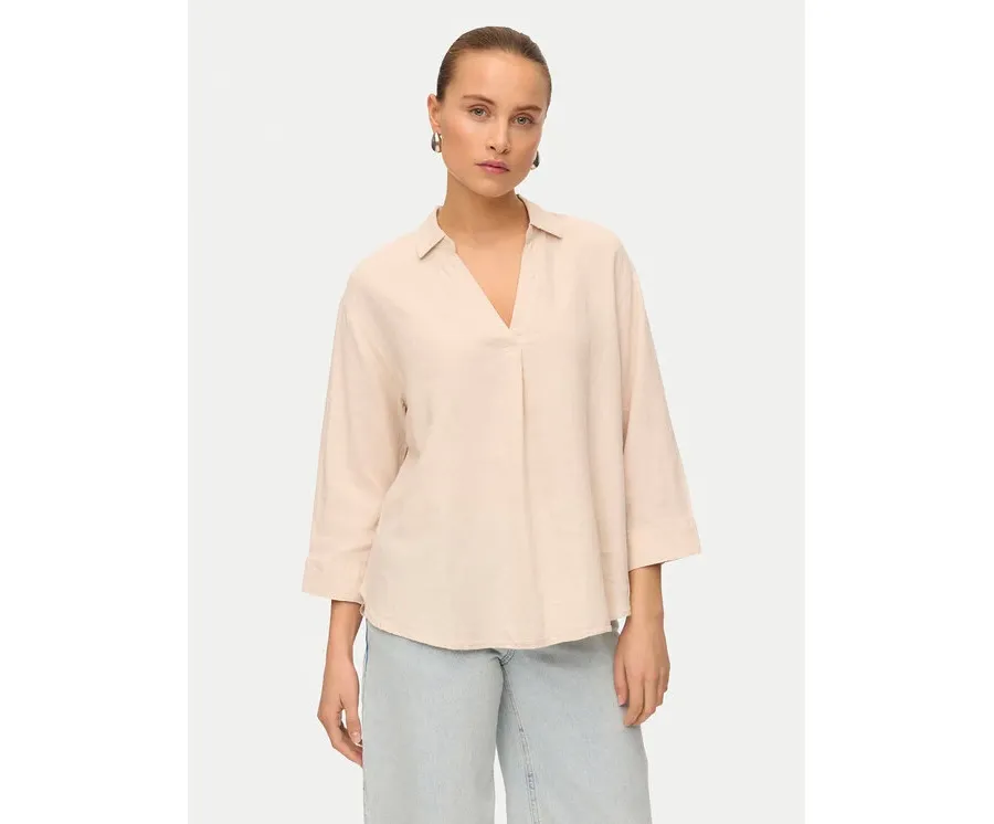 obrazek 1 Vero Moda Bluzka Linn 10310759 Beżowy Loose Fit