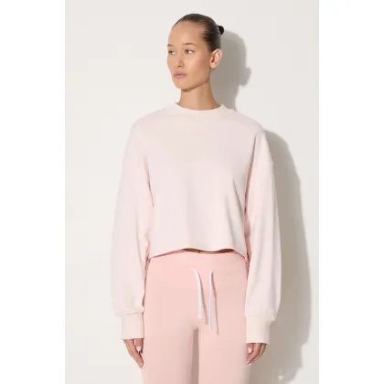 Zdjęcie New Balance bluza bawełniana damska kolor różowy gładka WT23555WAN-WAN