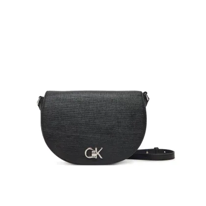 Zdjęcie Calvin Klein Torebka Ck Hw Crossbody Saddle Bag_Tex K60K613233 Czarny