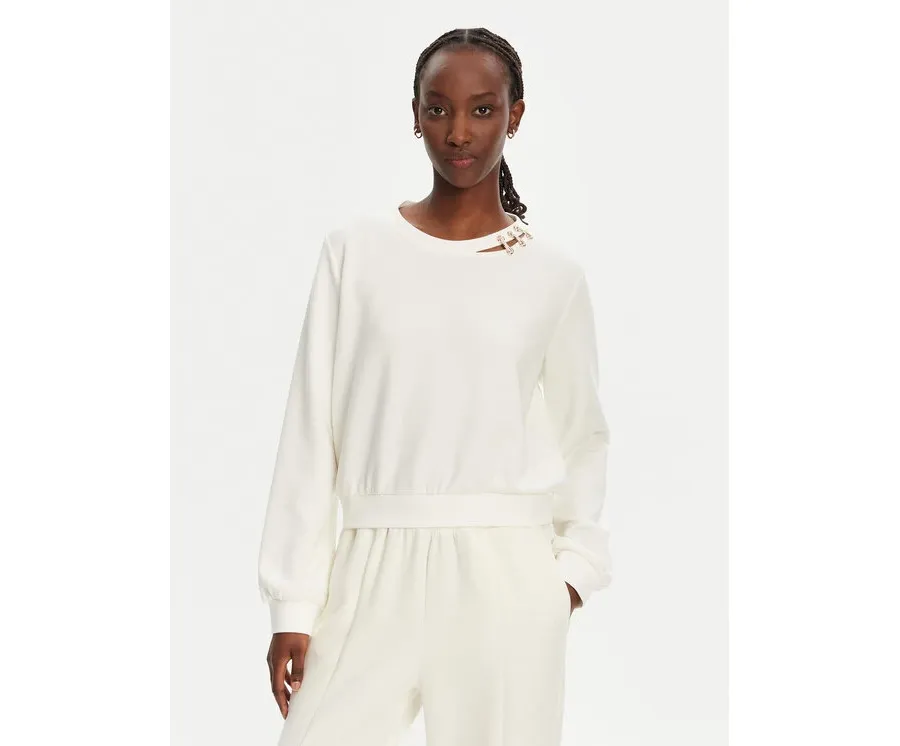 obrazek 1 Liu Jo Sport Bluza TA5226 J4869 Écru Regular Fit