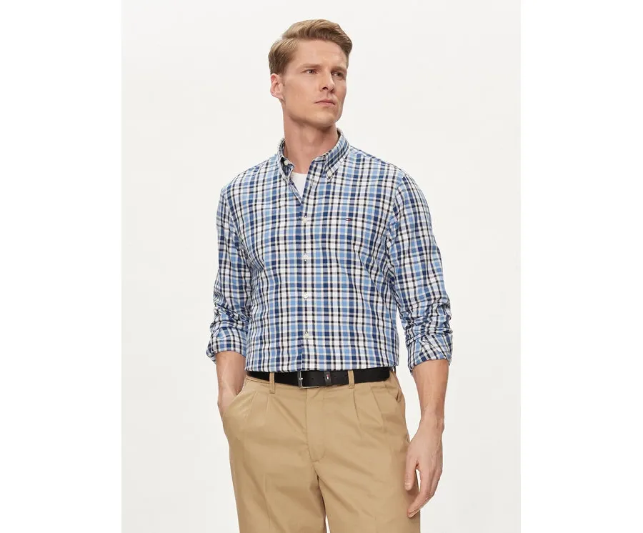 obrazek 1 Tommy Hilfiger Koszula MW0MW34651 Niebieski Slim Fit