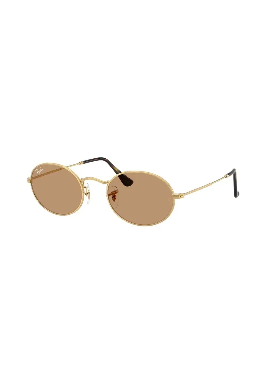 obrazek 1 Ray-Ban okulary przeciwsłoneczne OVAL kolor żółty 0RB3547