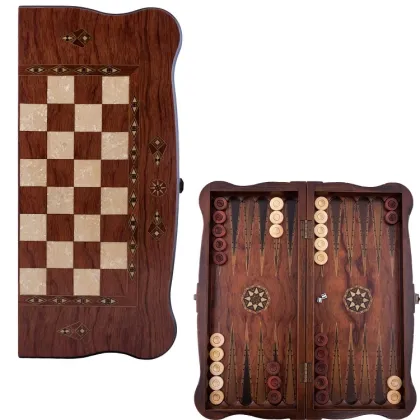 Zdjęcie Stylowy komplet do rozgrywki w Backgammon - Helena Woodart