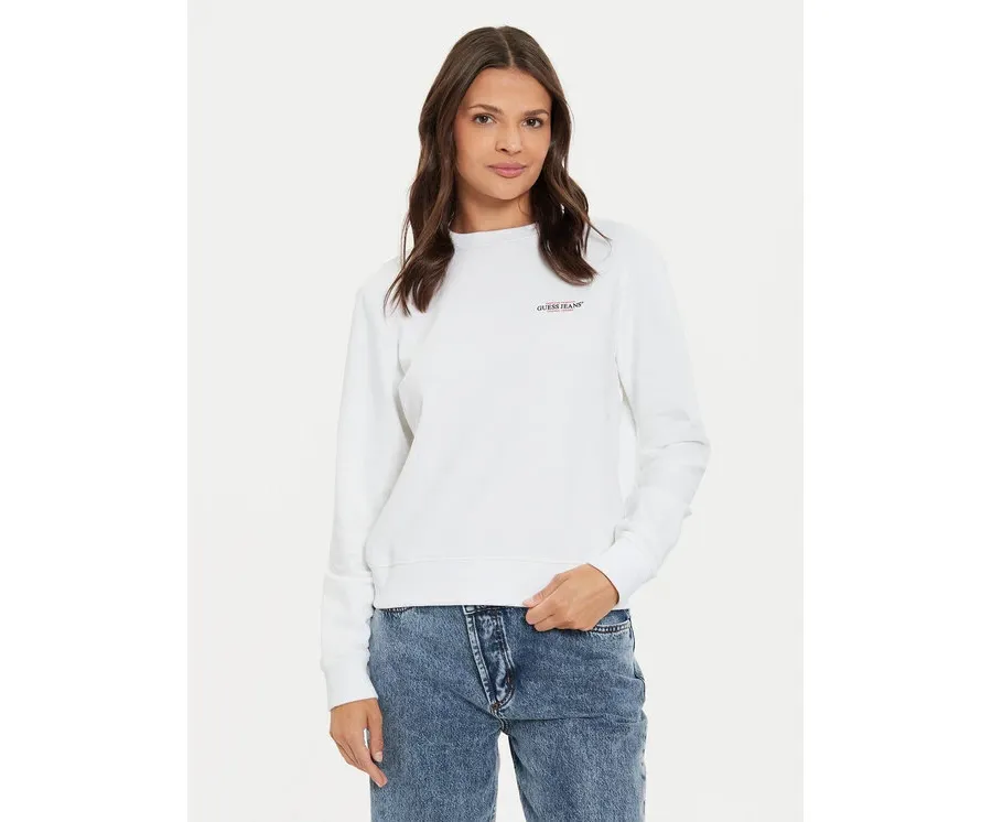 obrazek 1 Guess Jeans Bluza W4YQ07 KC811 Biały Regular Fit