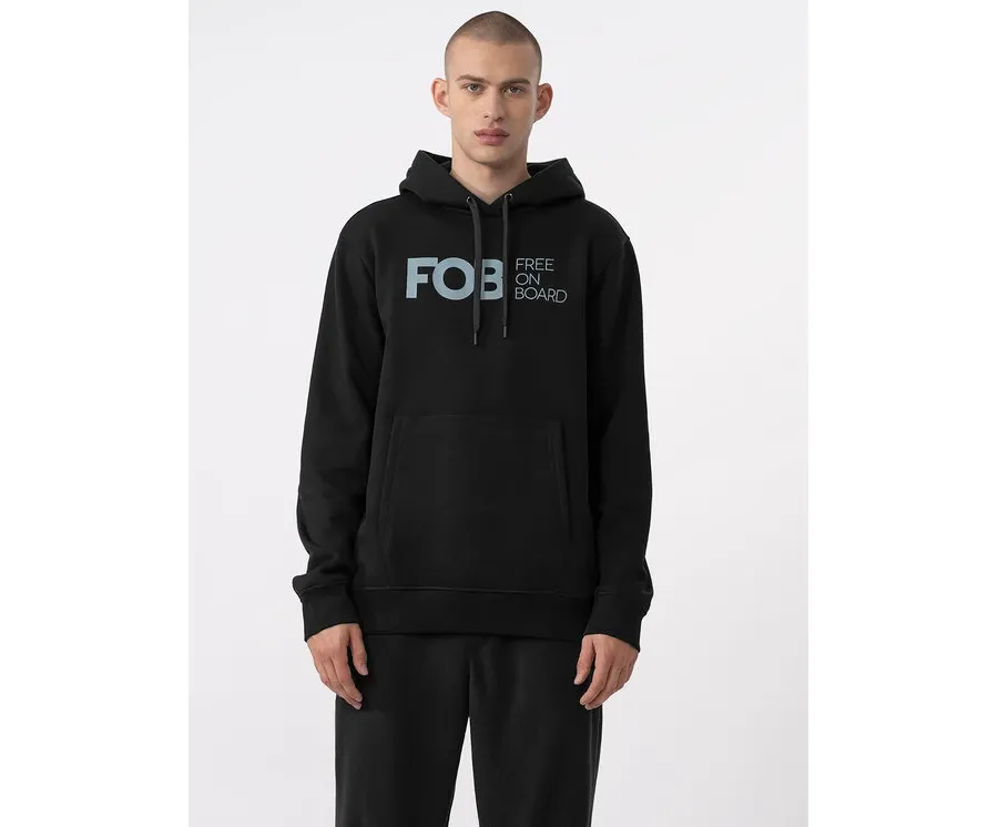 obrazek 1 4F Bluza 4FAW23TSWSM0713 Czarny Regular Fit