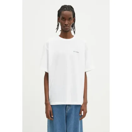 Zdjęcie Columbia t-shirt sportowy Cedar Trail męski kolor biały z nadrukiem 2120381