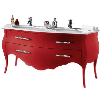 Zdjęcie Piękna stylowa włoska umywalka w stylu nowoczesnym do łazienki