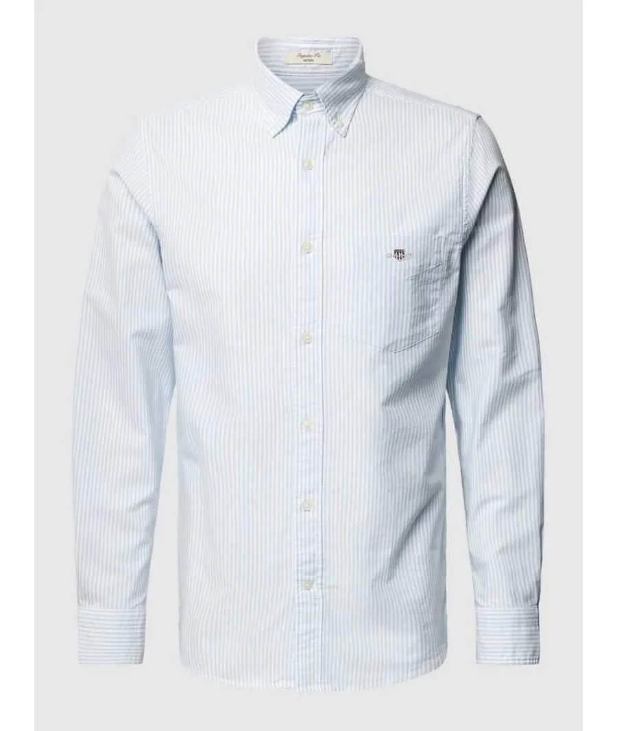 obrazek 1 Koszula casualowa o kroju regular fit ze wzorem w paski model ‘OXFORD’